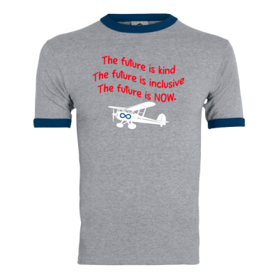 Youth Grey/Navy Inclusion Shirt Thumbnail