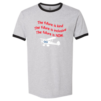 Adult Unisex Grey/Black Inclusion T-shirt Thumbnail