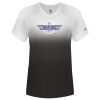 Women's V-Neck Ombre T-Shirt Thumbnail