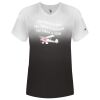 Women's V-Neck Ombre T-Shirt Thumbnail